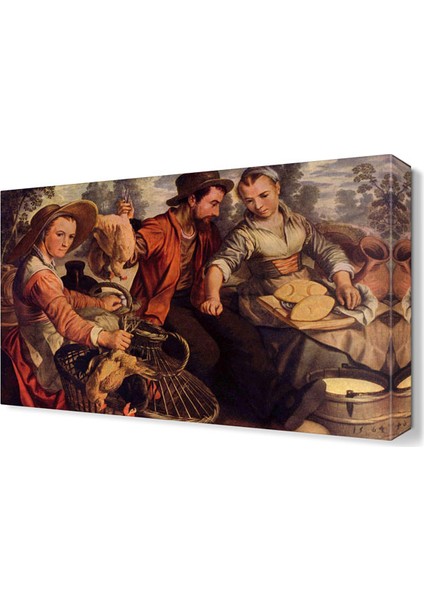 Joachim Beuckelaer Tablosu 75x50 cm