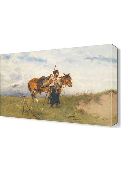 Jozef Brandt Tablosu 45x30 cm