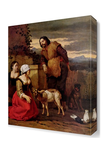 Karel Dujardin Tablosu 45x30 cm
