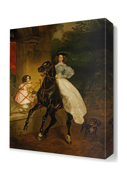 KArl Briullov Tablosu 75x50 cm