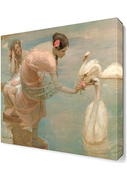 Rupert Bunny Tablosu 30x30 cm