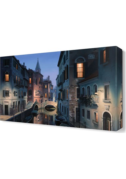 Sokak Arası Şehir Tablosu 105x70 cm