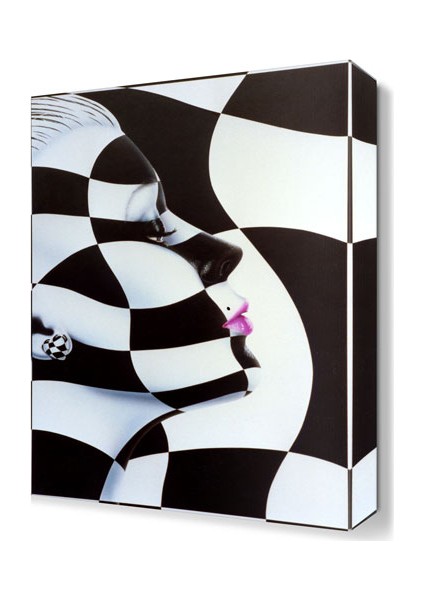 BridgetRiley Canvas Tablo 30x30 cm