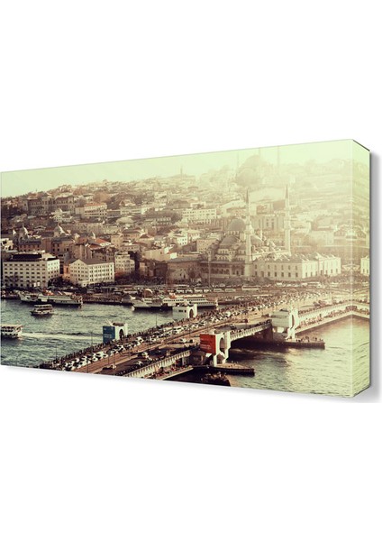 İstanbul Galata Köprü Tablosu 45x30 cm