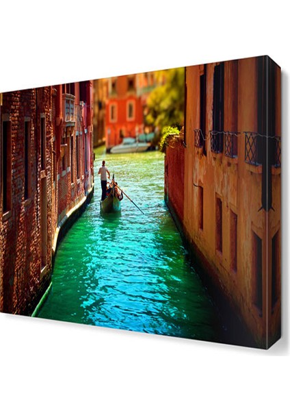 Venedik Kayık2 Tablosu 30x30 cm