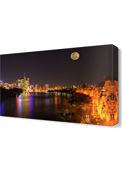 Brisbane Şehir Tablosu 45x30 cm