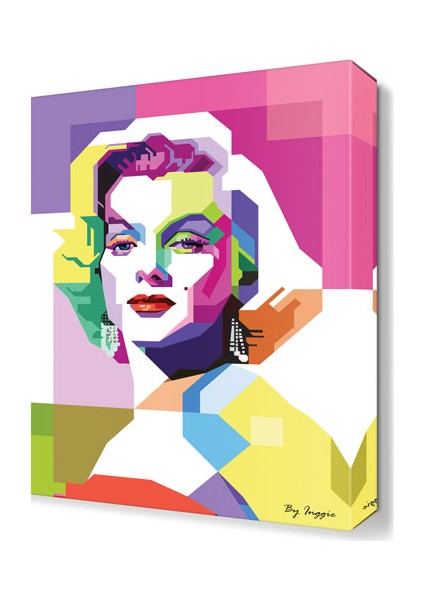 Marlin Monloe Canvas Tablo 40x40 cm