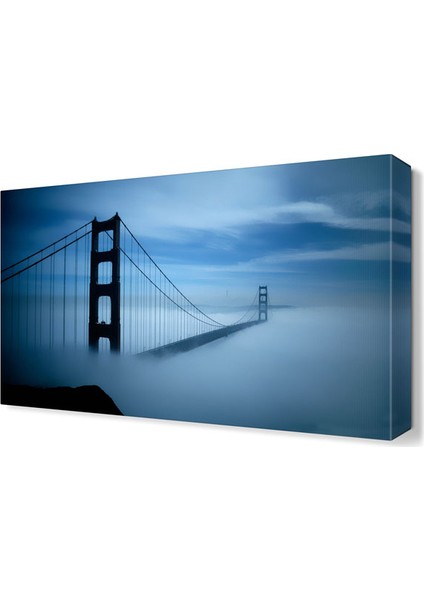 Sisli Golden Gate Köprüsü Tablosu 45x30 cm