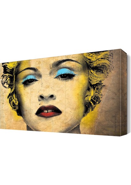 Madonna Pop Art Canvas Tablo 90x60 cm