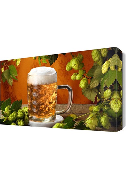 Bira Bardağı Canvas Tablo 120x80 cm