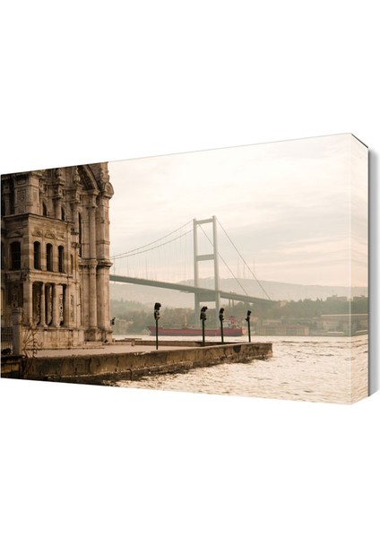 İstanbul Ortaköy Deniz Manzara Tablosu 45x30 cm