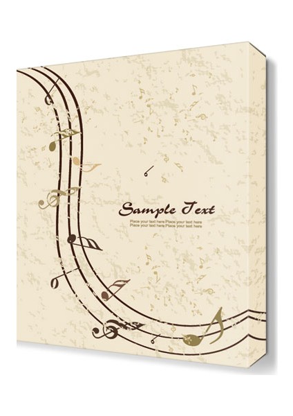 Notalar Canvas Tablo 105x70 cm