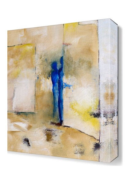 Mavi Figür Tablosu 90x60 cm