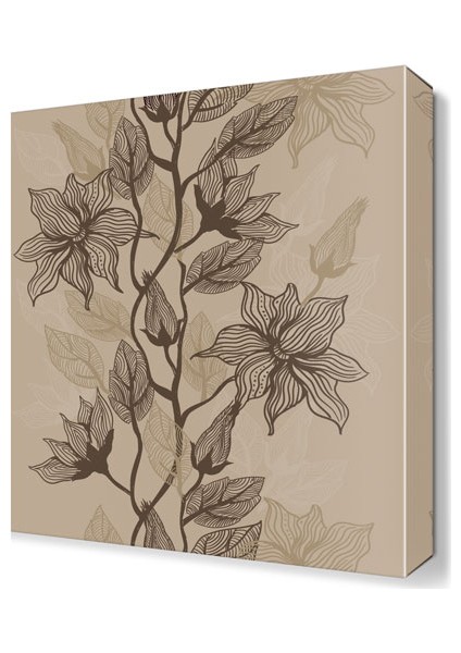 Yeni Açan Çiçekler Tablosu 45x30 cm