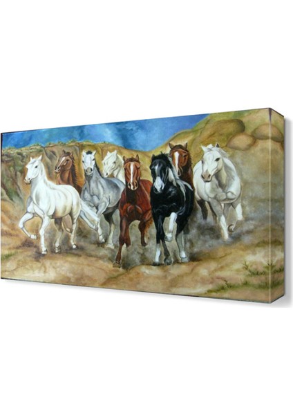 Atlar Canvas Tablo 45x30 cm