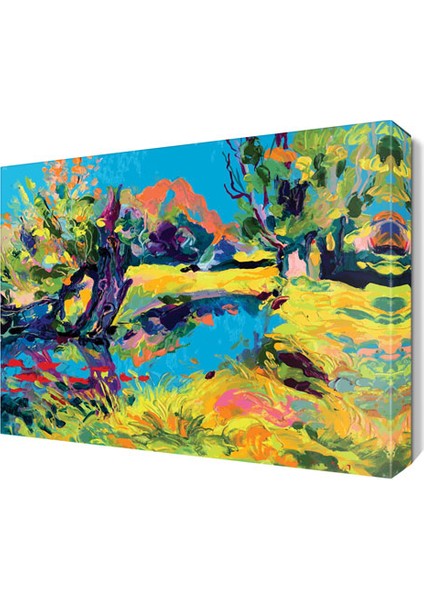 Küçük Nehir Tablosu 105x70 cm