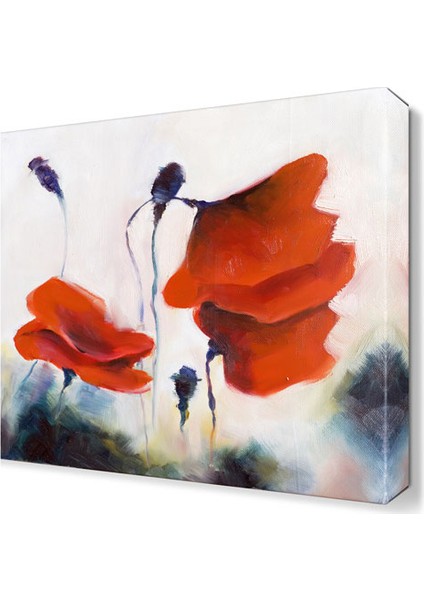 Kırmızı Gelincikler 2 Tablosu 30x30 cm