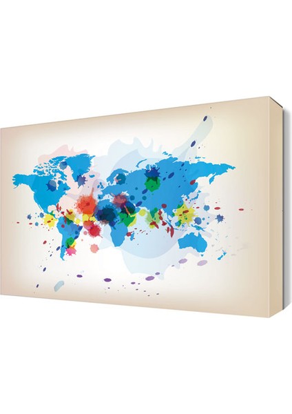 Karışık Sulu Boya Tablosu 45x30 cm