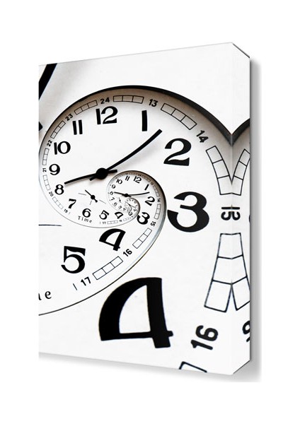 Akıp Giden Zaman Tablosu 45x30 cm