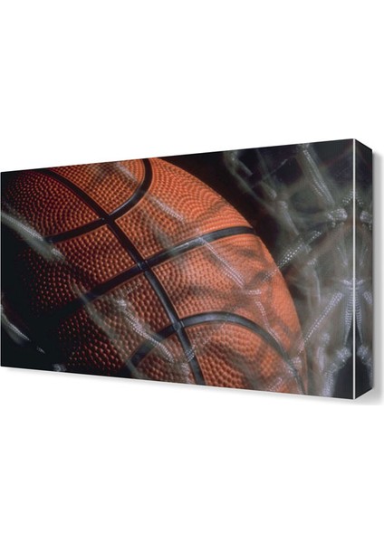 Basket Topu Canvas Tablo 75x50 cm