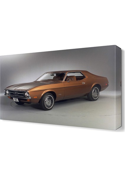 1972 Ford Mustang Canvas Tablo 60x40 cm