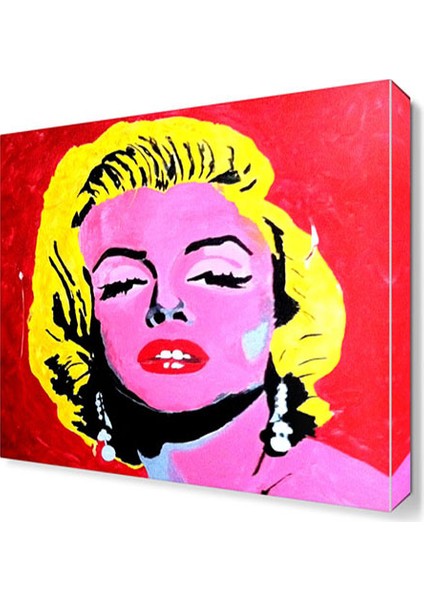 Marilyn Monroe6 Pop Art Canvas Tablo 70x70 cm