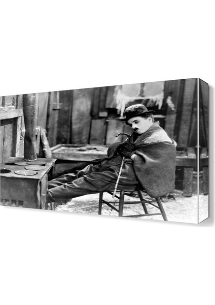 Charlie Chaplin Resolution Canvas Tablo 60x40 cm