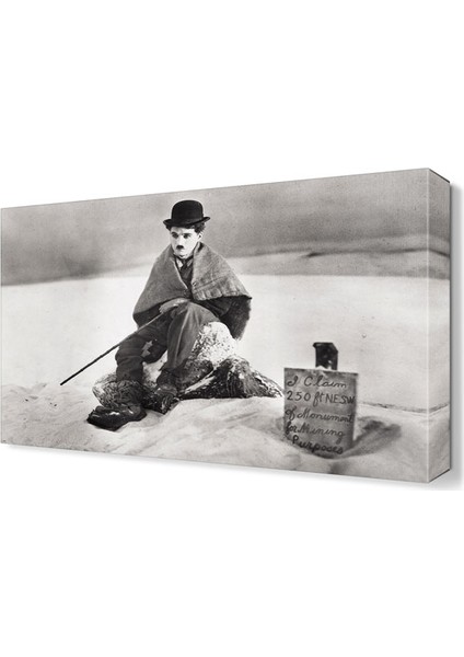 Charlie Chaplin2 Canvas Tablo 45x30 cm