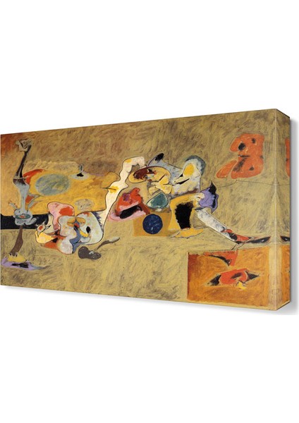 Arshile Gorky Soyut Canvas Tablo 90x60 cm