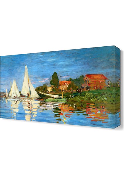 Yelkenli Canvas Tablo 90x60 cm