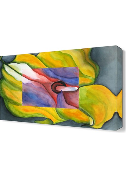 Georgia O Keeffe Canvas Tablo 45x30 cm