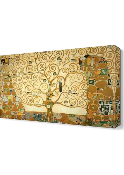 Gustav Klimt L Albero della Vita Canvas Tablo 45x30 cm