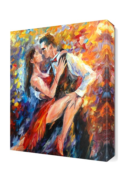 Ateşli Dans Canvas Tablo 45x30 cm