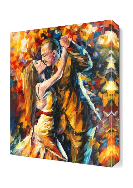 Aşıkların Dansı Canvas Tablo 45x30 cm