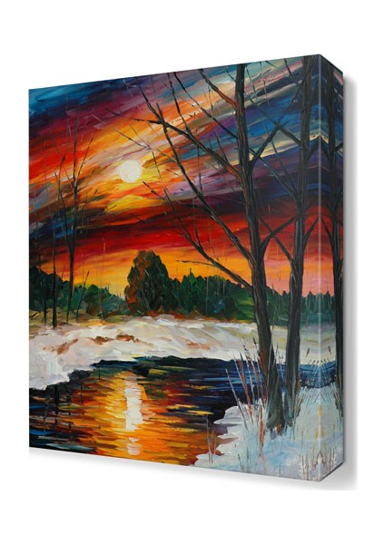 Kış2 Canvas Tablo 45x30 cm