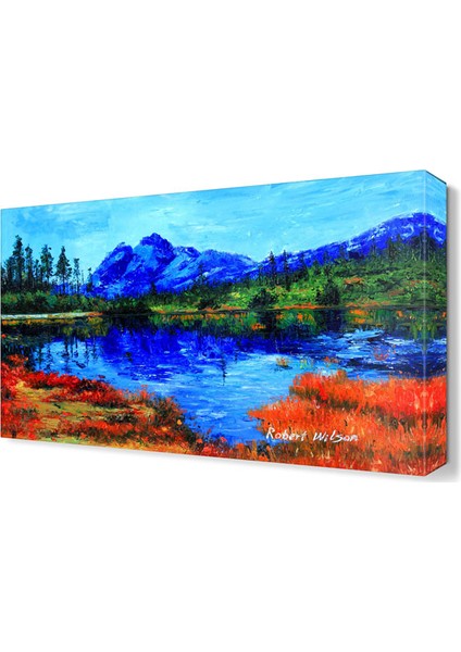 Shuksan Dağları Canvas Tablo 75x50 cm