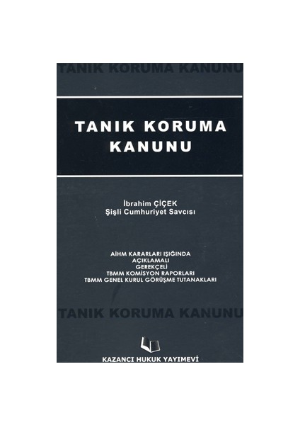 Tanık Koruma Kanunu