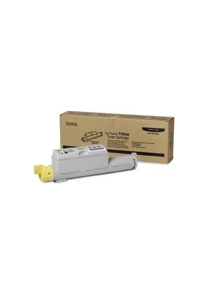 Phaser 6360 İçin Toner Sarı Yüksek Kapasiteli 12000 Sayfa 106R01220