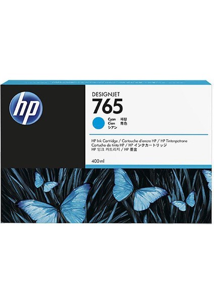 765 400-Ml Cyan Designjet Ink Cartridge F9J52A