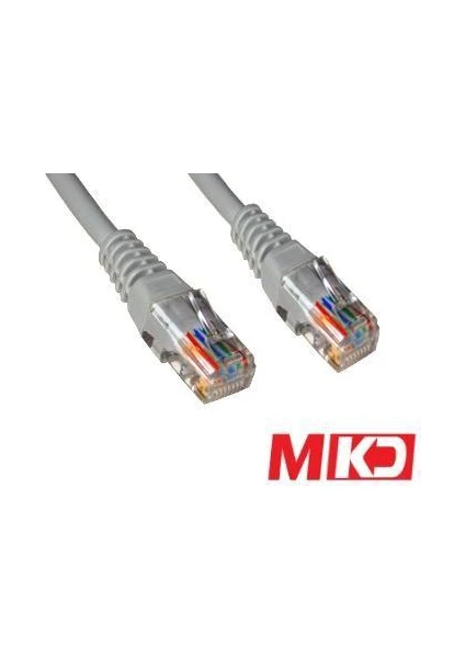 Mk-Pt03 Utp Cat5 Network Patch Gri Kablo 3Metre Mk-Pt03