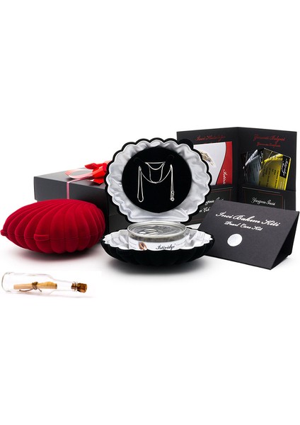 Efsane Zümrüt Kolye Set (Aa Akoya)