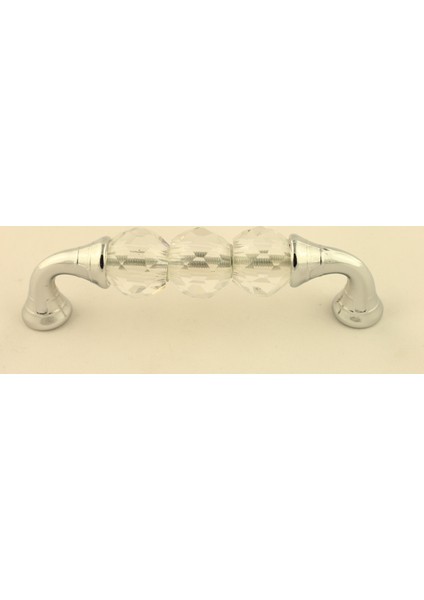 Kristal Taşlı Kulp 96Mm Seffaf