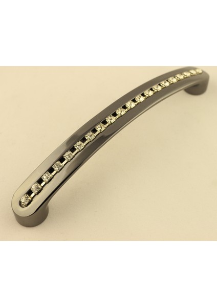 Gürçay Sıralı Taşlı Yonca Füme Kulp 128mm (2 Adet)
