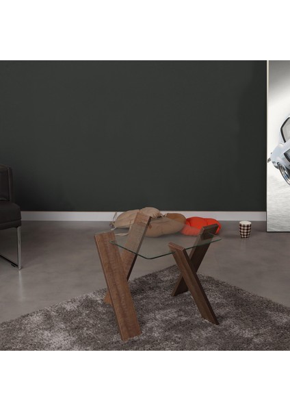 Roman Mini Sehpa Koyu Meşe fırsatları