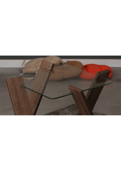 Roman Mini Sehpa Koyu Meşe indirimleri