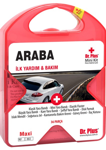 Dr Plus İlk Yardım Çantası  Seti     Araba    MiniKit