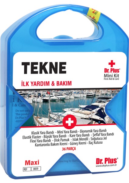 Dr Plus İlk Yardım Çantası     Tekne Yat  Yelkenli    MiniKit