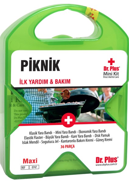 Dr Plus İlk Yardım Çantası     Piknik    MiniKit