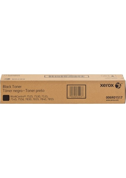 006R01517 Toner, Wc 7525 / Wc 7530 / Wc 7535 / Wc 7545 / Wc 7556 Orjinal Siyah Toner