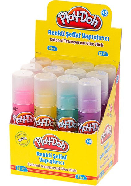 Renkli Şeffaf Stick Yapıştırıcı 21gr